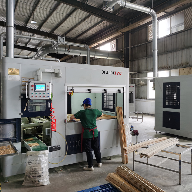 Bamboo Knife, Fork and Spoon Profiling Machine