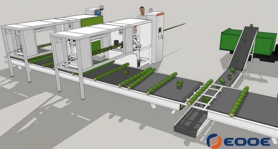 Automatic Bamboo Sawing Machine