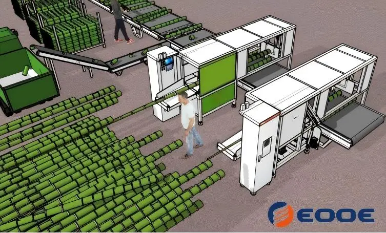 Automatic Bamboo Sawing Machine